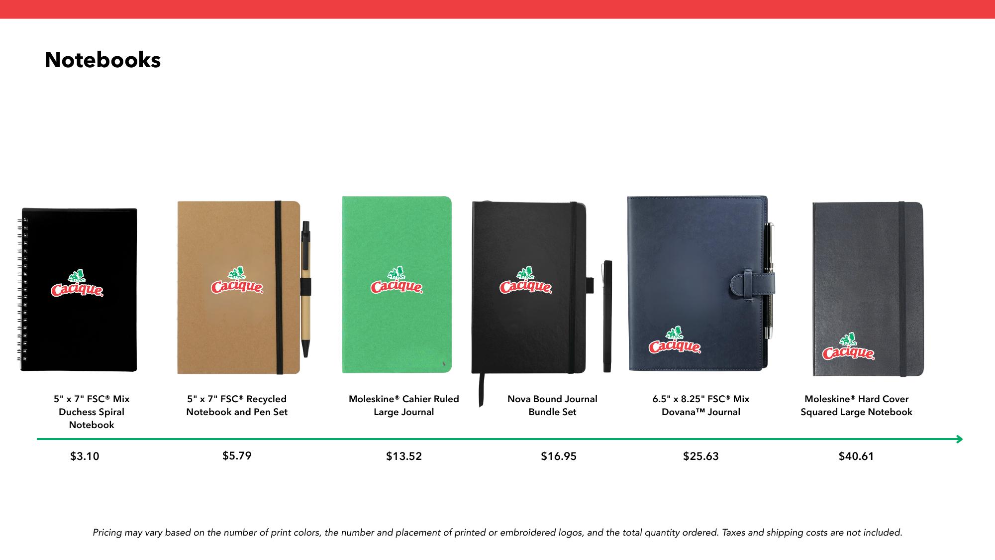 Notebooks lineup
