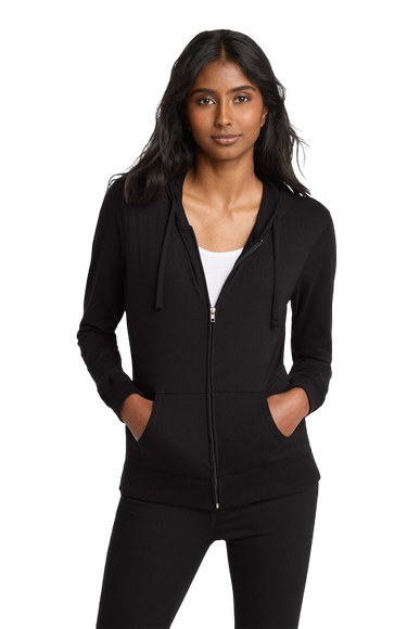 District® Women's Fitted Jersey Full-Zip Hoodie