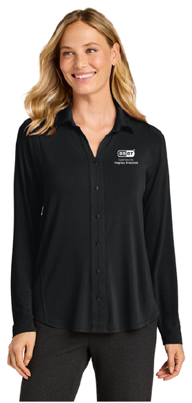 Port Authority® Women’s Luxe Knit Button Tunic