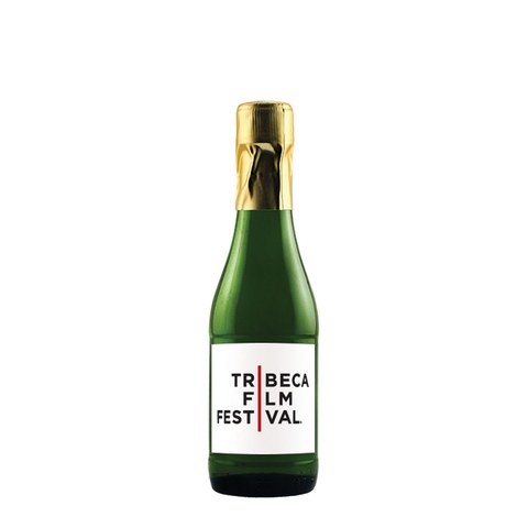 Mini Non-Alcoholic Sparkling Grape Juice w/Full-Color Custom Label