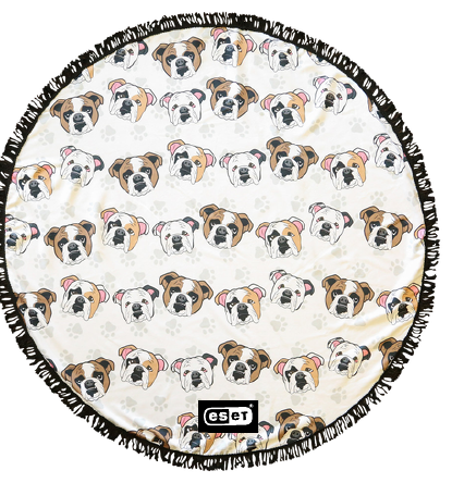 RDTOWFR | Round Towel With Fringe