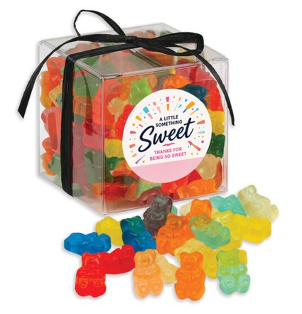Stylish Acetate Cube with Albanese® Gummi Bears