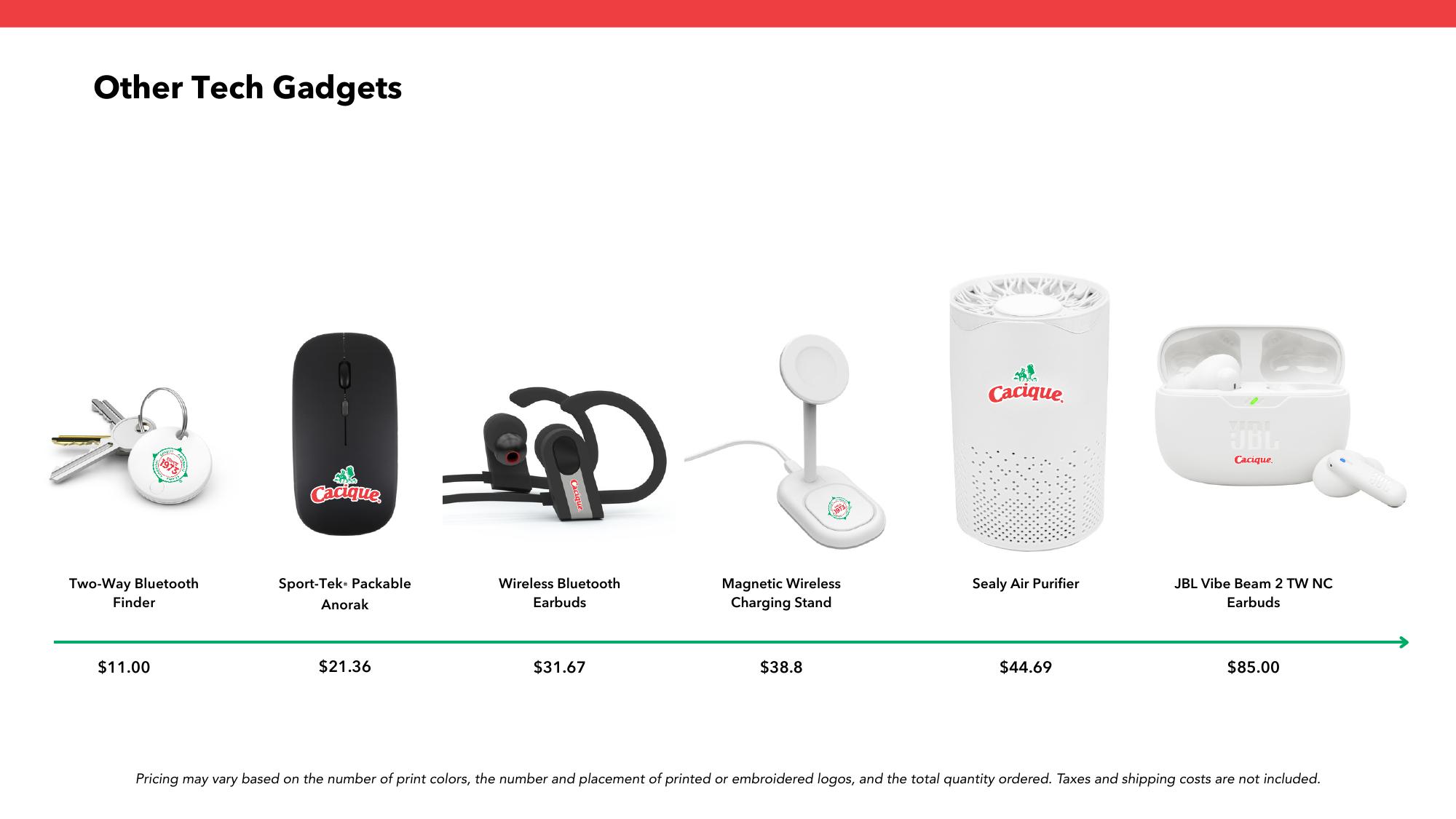 Tech Gadgets lineup