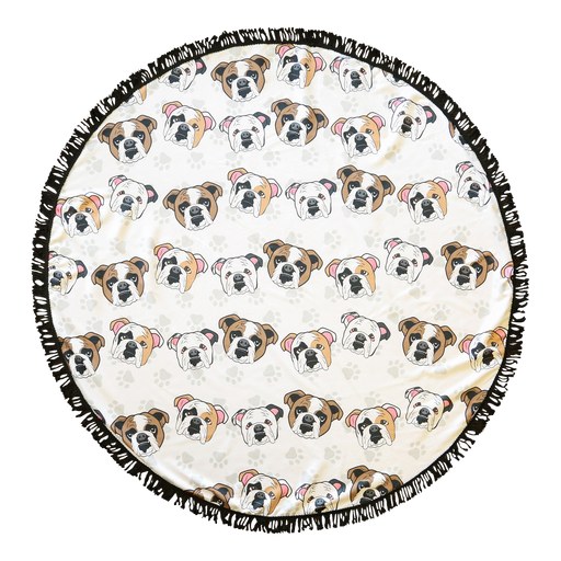 Round Towel With Fringe