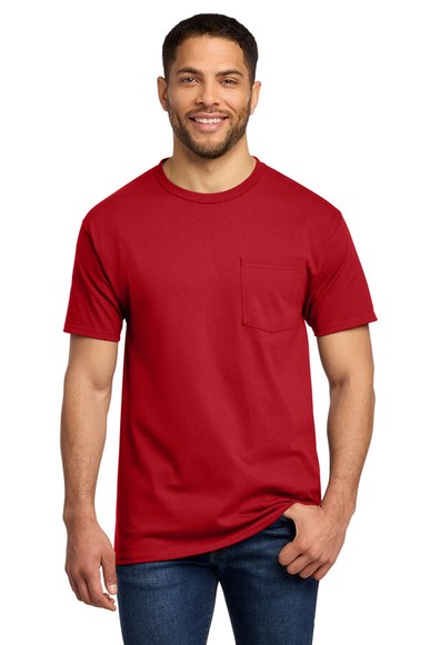Port & Co® Tall Essential Pocket Tee