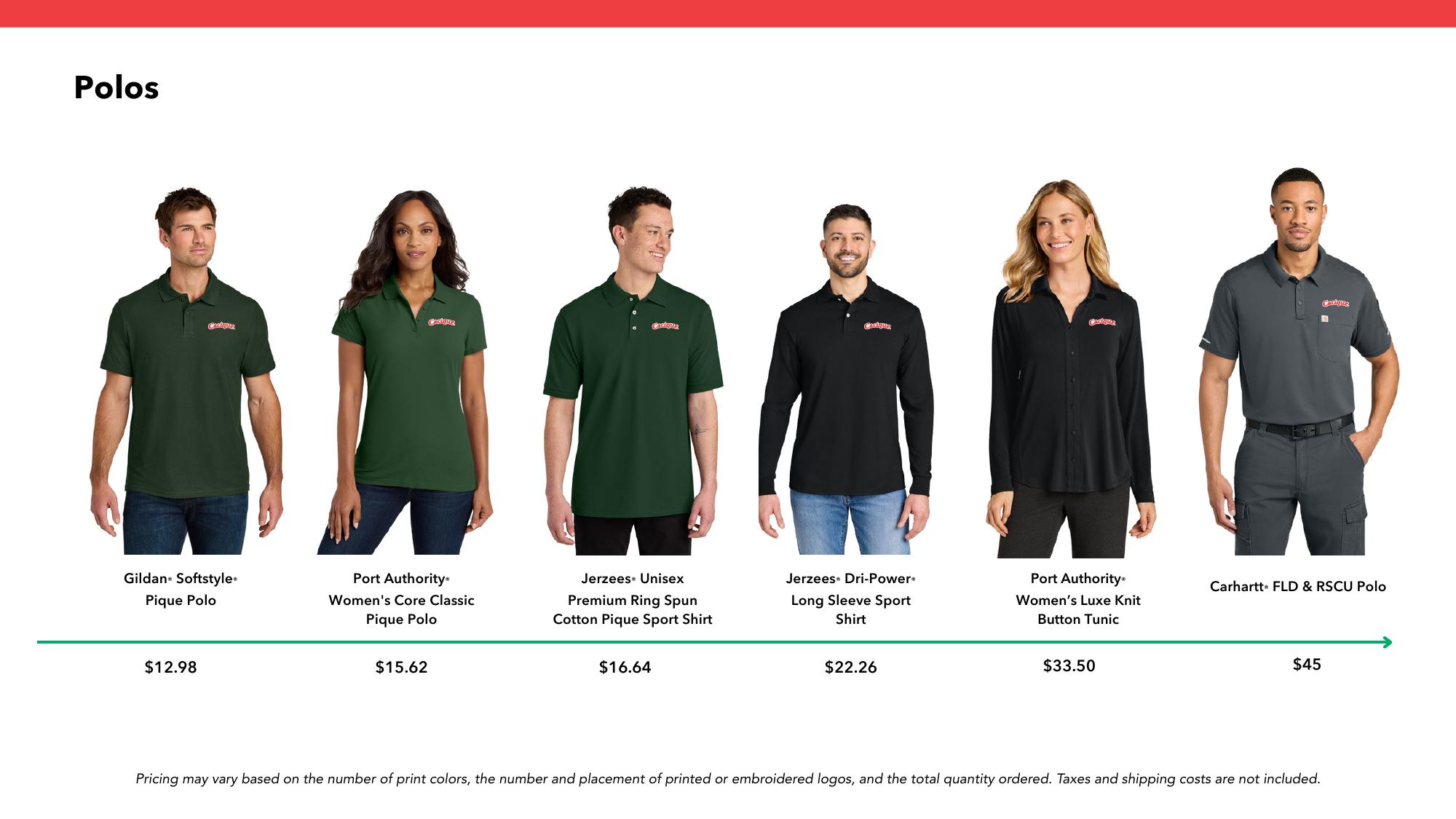 Polos lineup