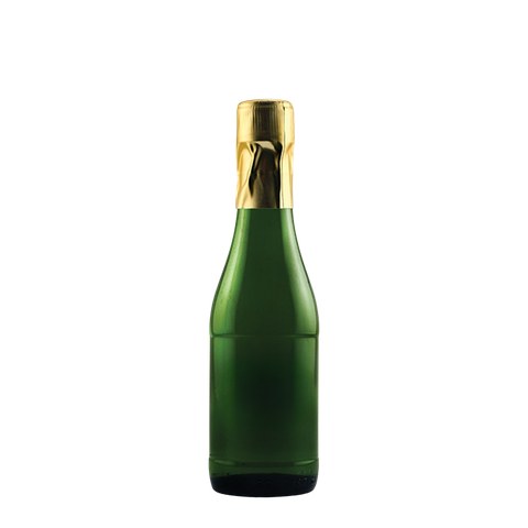 Etched Mini CA Champagne Sparkling Wine Bottle