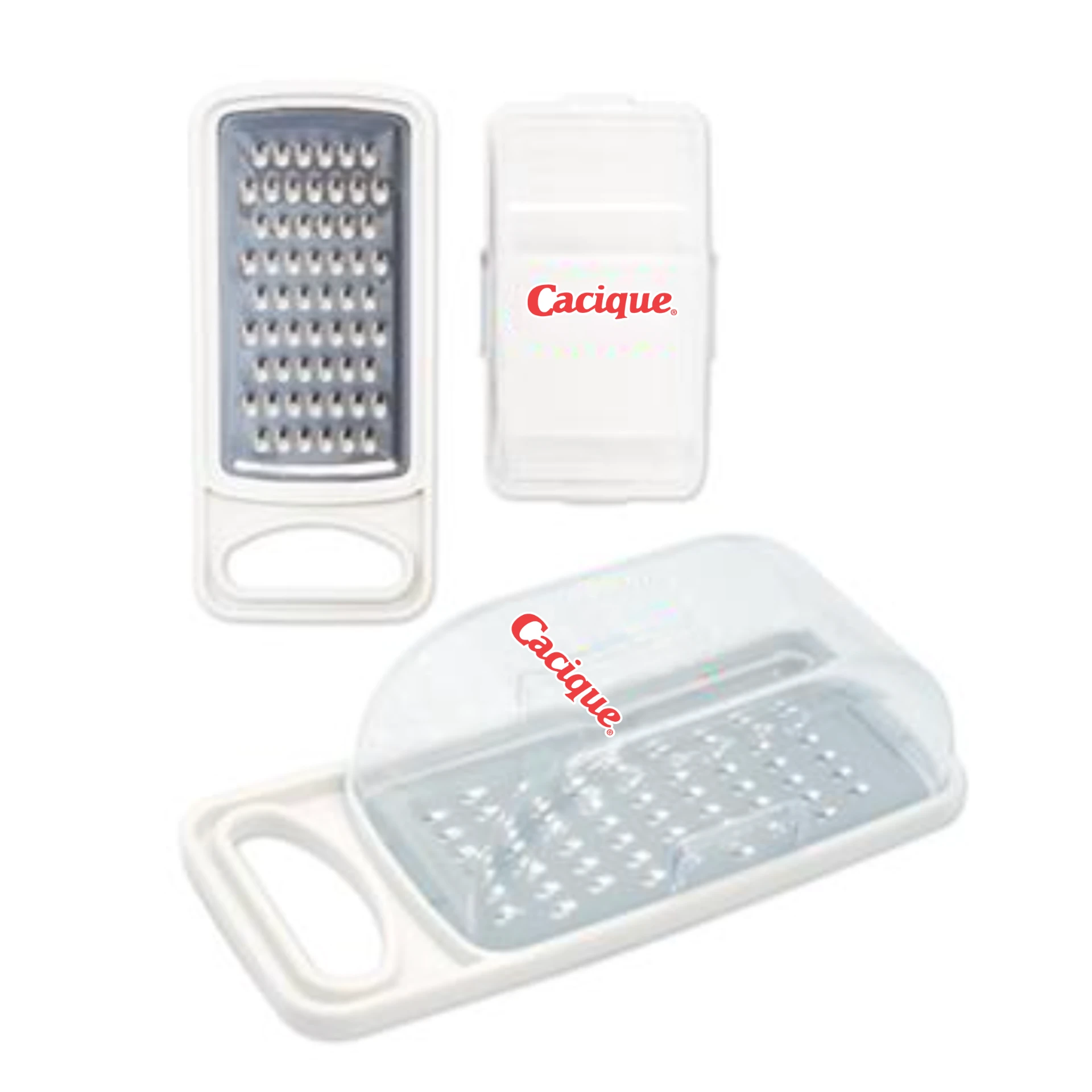 Cacique branded Small Cheese Grater with Serving Container